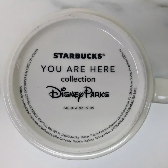 Disney x Starbucks Magic Kingdom 'You Are Here' Mug- Like New - Picture 6 of 6